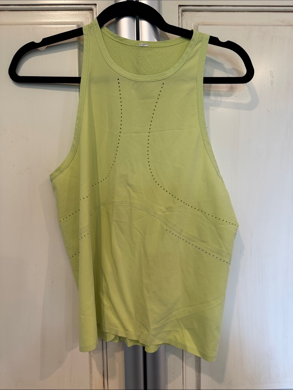 Lululemon size 6 chartreuse racer back tank